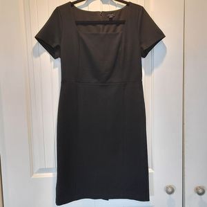 EUC Ann Taylor Square Neck Ponte Dress